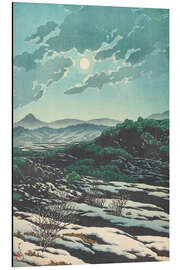 Aluminium print Karikachi Mountain Pass - Kawase Hasui