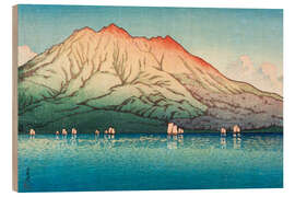 Holzbild Nihon fūkei senshū, Kagoshima Sakurashima - Kawase Hasui