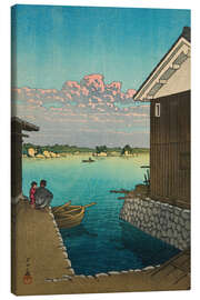 Leinwandbild Morgen in Yobuko, Hizen, 1948 - Kawase Hasui