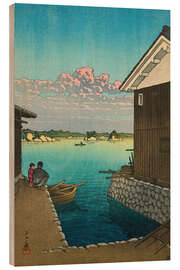 Holzbild Morgen in Yobuko, Hizen, 1948 - Kawase Hasui