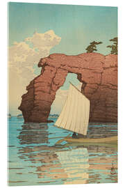 Acrylglasbild Zaimoku-Insel in Matsushima, 1933 - Kawase Hasui