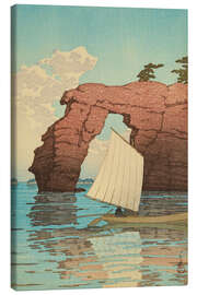 Leinwandbild Zaimoku-Insel in Matsushima, 1933 - Kawase Hasui