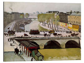 Aluminium print Pont Saint Michel, 1908 - Albert Marquet