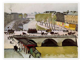 Poster Pont Saint Michel, 1908 - Albert Marquet