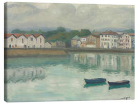 Tableau sur toile Port de Ciboure, Saint-Jean-de-Luz, 1927 - Albert Marquet