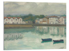Tableau en plexi-alu Port de Ciboure, Saint-Jean-de-Luz, 1927 - Albert Marquet