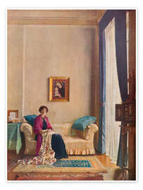 Reprodução The Countess of Crawford and Balcarres - Sir William Orpen