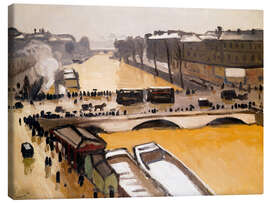 Tableau sur toile Floods at Pont Saint Michel - Albert Marquet