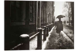 Tableau en plexi-alu View of the Singel in Amsterdam on a rainy day - Georg-Hendrik Breitner