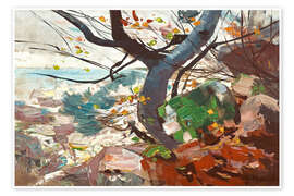 Kunstwerk Cliffs on Rügen, 1912 - Karl Hagemeister