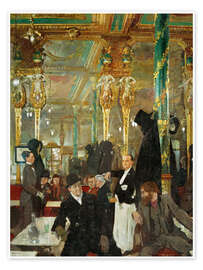 Wandbild Café Royal in London, 1912 - Sir William Orpen