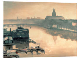 Acrylglasbild Vue de l'Amstel Hotel, 1938 - Albert Marquet