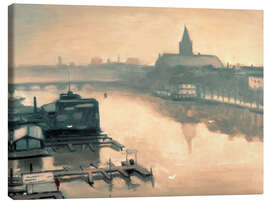 Lienzo View of the Amstel Hotel, 1938 - Albert Marquet