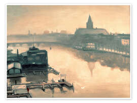 Billede View of the Amstel Hotel, 1938 - Albert Marquet