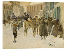 Acrylic print Winter on Ratinger Straße - Wilhelm Schreuer