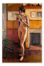 Wandbild Stehende weibliche Aktfigur, 1910 - Albert Marquet