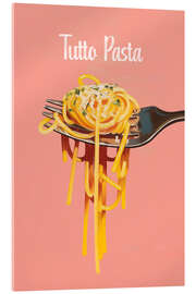 Acrylglasbild Tutto Pasta - Carina Artspace