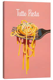 Leinwandbild Tutto Pasta - Carina Artspace