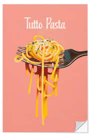Sticker mural Tutto Pasta - Carina Artspace