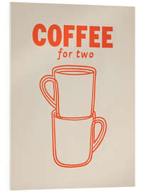 Acrylglasbild Kaffeepause zu zweit - Carina Artspace