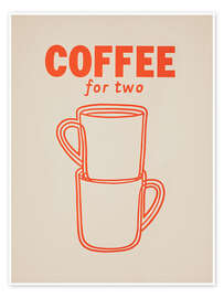 Wandbild Kaffeepause zu zweit - Carina Artspace