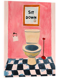 Acrylglasbild Sit Down - Carina Artspace