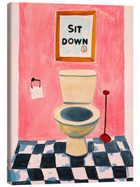 Tableau sur toile Sit Down - Carina Artspace