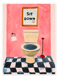 Wandbild Sit Down - Carina Artspace