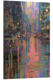 Alubild Abstrakte Lichtsymphonie - Carina Artspace