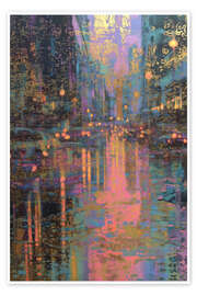 Wandbild Abstrakte Lichtsymphonie - Carina Artspace