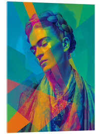 Acrylglasbild Frida's Farbenspiel - Carina Artspace