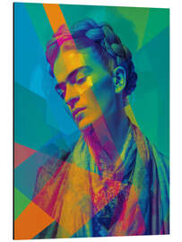 Alubild Frida's Farbenspiel - Carina Artspace