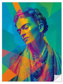 Wandsticker Frida's Farbenspiel