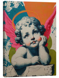 Leinwandbild Bunter Engelstraum - Carina Artspace