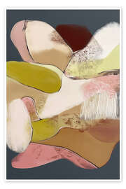 Wandbild Stille Abstrakt Bewegung - Carina Artspace