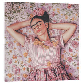 Acrylglasbild Frida's Romantische Träume - Carina Artspace