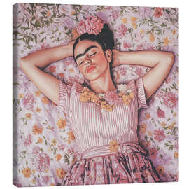 Leinwandbild Frida's Romantische Träume - Carina Artspace