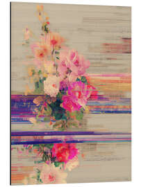 Alubild Botanische Streifenpracht - Carina Artspace