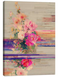 Leinwandbild Botanische Streifenpracht - Carina Artspace