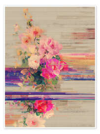 Wandbild Botanische Streifenpracht - Carina Artspace