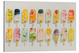 Alubild Fruchtige Eis Freude - Carina Artspace
