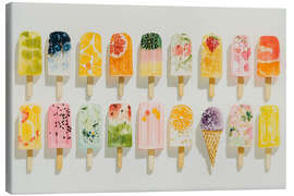 Leinwandbild Fruchtige Eis Freude - Carina Artspace
