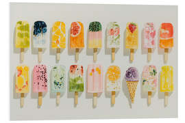 Hartschaumbild Fruchtige Eis Freude - Carina Artspace