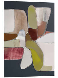 Tableau en verre acrylique Rhythm of forms - Carina Artspace