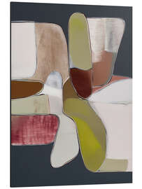 Alubild Rhythmus der Formen - Carina Artspace