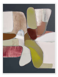 Wandbild Rhythmus der Formen - Carina Artspace