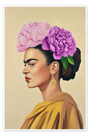 Wandbild Ikonische Blüten - Carina Artspace