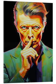 Acrylglasbild David Bowie, Ewiger Star - Carina Artspace
