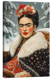 Leinwandbild Fridas Winterzauber - Carina Artspace