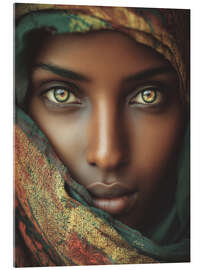 Acrylglasbild Augen voller Geschichten